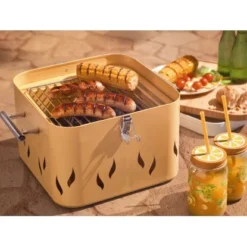 Tragbarer Grill Im Retrostyle 21 Tragbarer Grill Im Retrostyle -Gartengeschäft 4048126048458 AB02 170321