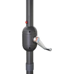 Sonnenschirm Wando Ø 270 Cm Grau Mit Kurbel Und LED-Beleuchtung 27 Sonnenschirm Wando Ø 270 Cm Grau Mit Kurbel Und LED-Beleuchtung -Gartengeschäft 4048126055265 140