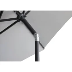 Sonnenschirm Wando Ø 270 Cm Grau Mit Kurbel Und LED-Beleuchtung 22 Sonnenschirm Wando Ø 270 Cm Grau Mit Kurbel Und LED-Beleuchtung -Gartengeschäft 4048126055265 90