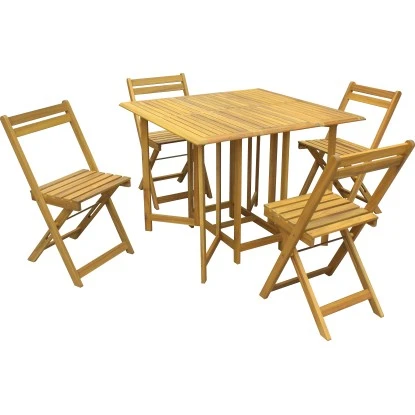 Balkonset Managua FSC® Teakoptik 5-teilig 1 Balkonset Managua FSC® Teakoptik 5-teilig