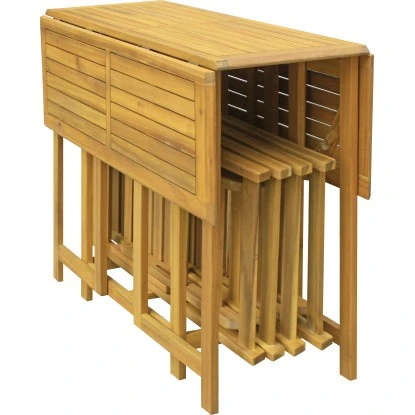 Balkonset Managua FSC® Teakoptik 5-teilig 6 Balkonset Managua FSC® Teakoptik 5-teilig – Bild 6