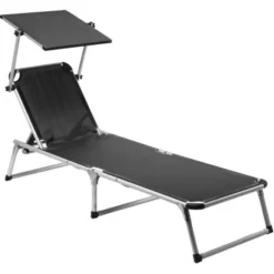 3-Beinliege Alu Schwarz