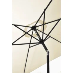 Gartenfreude Marktschirm Ø 200 Cm Creme Mit Kurbelmechanik 8 Gartenfreude Marktschirm Ø 200 Cm Creme Mit Kurbelmechanik -Gartengeschäft 4251083905744 4655 02