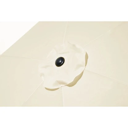 Gartenfreude Marktschirm Ø 200 Cm Creme Mit Kurbelmechanik 4 Gartenfreude Marktschirm Ø 200 Cm Creme Mit Kurbelmechanik – Bild 4