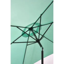 Gartenfreude Marktschirm Ø 200 Cm Grün Mit Kurbelmechanik -Gartengeschäft 4251083905775 4655 02