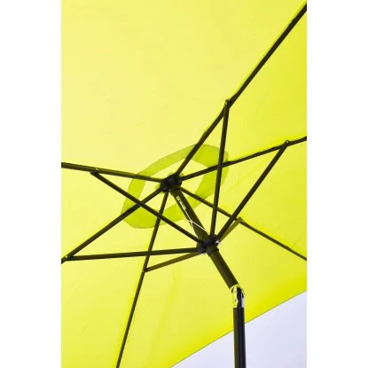 Gartenfreude Marktschirm Ø 300 Cm Lemon Mit Kurbelmechanik 3 Gartenfreude Marktschirm Ø 300 Cm Lemon Mit Kurbelmechanik – Bild 3