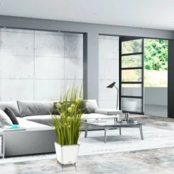 Amare Blumentopf Pur Fiberglas Design 26 Cm X 26 Cm X 27 Cm Weiß -Gartengeschäft 4251083908097 4655 6