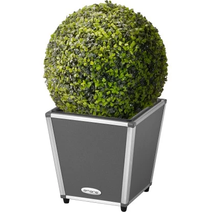 Amare Blumentopf Pur Fiberglas Design 26 Cm X 26 Cm X 27 Cm Grau 2 Amare Blumentopf Pur Fiberglas Design 26 Cm X 26 Cm X 27 Cm Grau – Bild 2