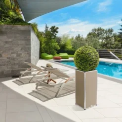 Amare Blumentopf Pur Fiberglas Design 33 Cm X 33 Cm X 76 Cm Beige 17 Amare Blumentopf Pur Fiberglas Design 33 Cm X 33 Cm X 76 Cm Beige -Gartengeschäft 4251083908394 4655 9