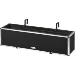 Amare Blumentopf Pur Fiberglas Design 205 Cm X 815 Cm X 205 Cm Schwarz