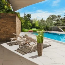 Gartenfreude Blumentopf Wasserhyazinthe 28 X 28 X 60 Cm Braun Kunststoffeinsatz -Gartengeschäft 4251083910427 4655 7