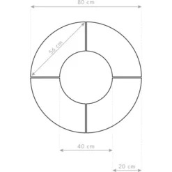 Westmann Premium Grill Feuerstelle Ø 81 Cm X 62 Cm Schwarz -Gartengeschäft 4260280773391 1741 VM 02