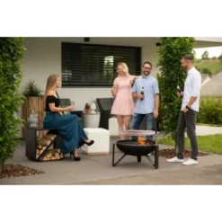 Westmann Premium Grill Feuerstelle Inkl. Grillrost Ø 70 Cm X 75 Cm Schwarz 17 Westmann Premium Grill Feuerstelle Inkl. Grillrost Ø 70 Cm X 75 Cm Schwarz -Gartengeschäft 4260280773407 1741 AB 06