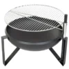 Westmann Premium Grill Feuerstelle Inkl. Grillrost Ø 70 Cm X 75 Cm Schwarz