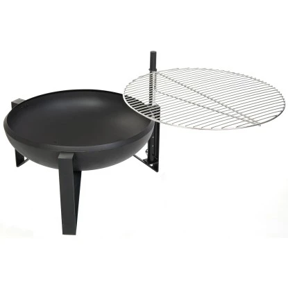 Westmann Premium Grill Feuerstelle Inkl. Grillrost Ø 70 Cm X 75 Cm Schwarz 2 Westmann Premium Grill Feuerstelle Inkl. Grillrost Ø 70 Cm X 75 Cm Schwarz – Bild 2