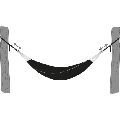 T-Strap Hängegurt-Set Für Hängematte Schwarz 1 T-Strap Hängegurt-Set Für Hängematte Schwarz