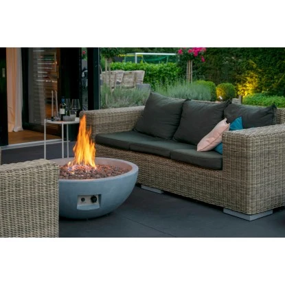 Dobar Outdoor-Feuerschale Mit Gasflamme Lunar Ø 90 Cm Grau 7 Dobar Outdoor-Feuerschale Mit Gasflamme Lunar Ø 90 Cm Grau – Bild 7