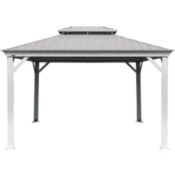 Sojag Aluminium Pavillon Messina 12 X 16 Champagner 363 X 483 X 307 Cm