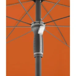 Schneider Schirme Balkonschirm Aquila Ø 200 Cm Terracotta Mit Push-Up Mechanik -Gartengeschäft 475400 2630 4