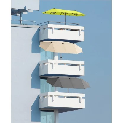 Schneider Schirme Balkonschirm Salerno 150 Cm X 300 Cm Anthrazit 2 Schneider Schirme Balkonschirm Salerno 150 Cm X 300 Cm Anthrazit – Bild 2