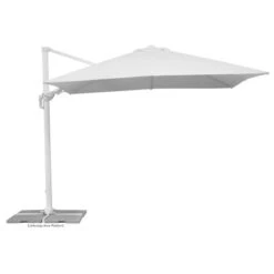 Schneider Schirme Ampelschirm Rhodos 300 Cm X 360 Cm Weiß Mit Kurbelmechanik