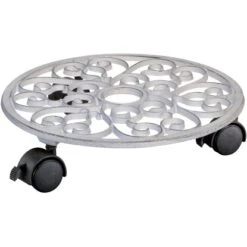 Wagner Kübelroller Antik Ø 29 Cm Weiß