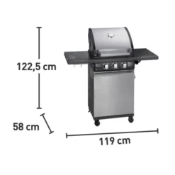 OBI Gasgrill Thunder Bay 2-Brenner Mit Seitenkocher 19 OBI Gasgrill Thunder Bay 2-Brenner Mit Seitenkocher -Gartengeschäft 557044 3299 10