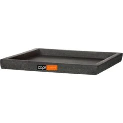 Capi Untersetzer Lux Outdoor Quadratisch III 37 Cm X 37 Cm X 4 Cm Schwarz