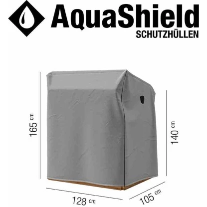 Siena Garden Schutzhülle Strandkorb AquaShield Hellgrau 128 X 105 X 165 - 140 Cm 4 Siena Garden Schutzhülle Strandkorb AquaShield Hellgrau 128 X 105 X 165 - 140 Cm – Bild 4