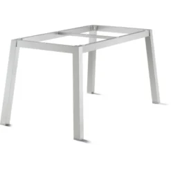Sieger Polytec® Alumimium-Tischgestell Quadratrohr Eisengrau