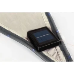 Perel Sonnensegel Mit LED-Beleuchtung Dreieckig 3,6 M X 3,6 M X 3,6 M Taupe -Gartengeschäft 600821 1717 4