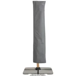 Schneider Ampelschirm Rhodos Twist Woody Natur 300 Cm X 300 Cm -Gartengeschäft 609397 2630 11