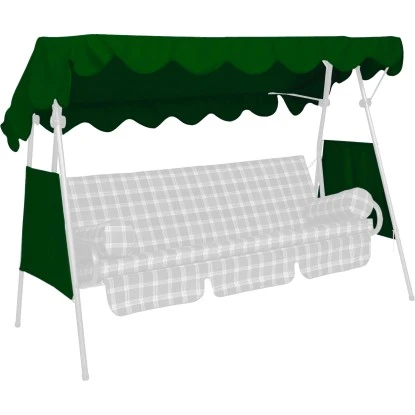 Sonnendach Für Hollywoodschaukel 120 X 200 Cm Grün 1 Sonnendach Für Hollywoodschaukel 120 X 200 Cm Grün