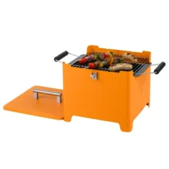 Tepro Holzkohlegrill Chill & Grill Cube Orange 31,5 X 31,5 Cm -Gartengeschäft 660793 2400 Cube 03