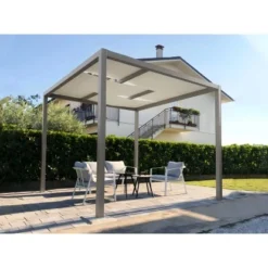 Ximax Aluminium Pergola Verona 300 Cm X 400 Cm Taubengrau