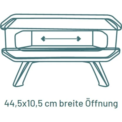 Cozze 17'' Pizzaofen Für Gas Mit Pizzastein 8,0 KW 3 Cozze 17'' Pizzaofen Für Gas Mit Pizzastein 8,0 KW – Bild 3