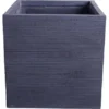 Pflanztopf Lille 42,5 Cm X 42,5 Cm X 42,5 Cm Dunkelgrau