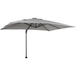 Siena Garden Ampelschirm Cirrus 300 Cm X 400 Cm Grau Mit Kurbelmechanik