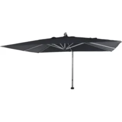 Siena Garden Ampelschirm Stratos 400 Cm X 300 Cm Schwarz Mit Kurbelmechanik