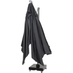 Siena Garden Ampelschirm Stratos 400 Cm X 300 Cm Schwarz Mit Kurbelmechanik -Gartengeschäft 717127 1346 09