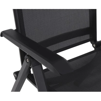 Siena Garden Klappsessel Tesoro Alu 68 Cm X 60 Cm X 110 Cm Anthrazit Matt 2 Siena Garden Klappsessel Tesoro Alu 68 Cm X 60 Cm X 110 Cm Anthrazit Matt – Bild 2