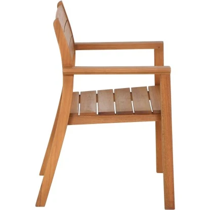 Siena Garden Stapelsessel Narona Eukalyptus 61 Cm X 58 Cm X 85 Cm Natur 4 Siena Garden Stapelsessel Narona Eukalyptus 61 Cm X 58 Cm X 85 Cm Natur – Bild 4