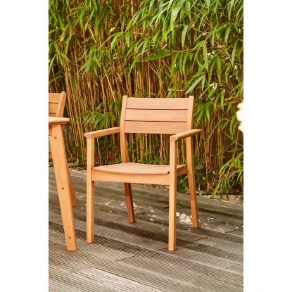 Siena Garden Stapelsessel Narona Eukalyptus 61 Cm X 58 Cm X 85 Cm Natur 14 Siena Garden Stapelsessel Narona Eukalyptus 61 Cm X 58 Cm X 85 Cm Natur – Bild 14