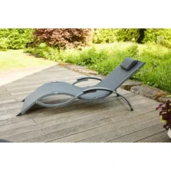 Siena Garden Sonnenliege Tropez 210 Cm X 65 Cm X 42,5 Cm Anthrazit -Gartengeschäft 721021 1346 16