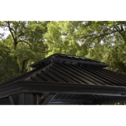 Sojag Aluminium Pavillon Messina 10 X 12 Anthrazit 298 Cm X 363 Cm X 291 Cm -Gartengeschäft 741 sj03100 messina10x12 3