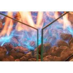 Amare Gas-Feuerstelle Für Den Außenbereich Quadratisch Weiß -Gartengeschäft 765603 4655 05