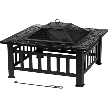 Tepro Feuerstelle Glenview Schwarz 1 Tepro Feuerstelle Glenview Schwarz