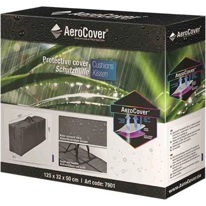 Aerocover Schutzhülle Für Gartenmöbelkissen 32 Cm X 50 Cm X 125 Cm Anthrazit 3 Aerocover Schutzhülle Für Gartenmöbelkissen 32 Cm X 50 Cm X 125 Cm Anthrazit – Bild 3