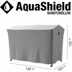 Siena Garden Schutzhülle Hollywoodschaukel AquaShield Hellgrau 148 X 150 X135 Cm -Gartengeschäft 7 1346 d41187 aquashield 4