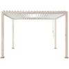 Bizzotto Pergola Ocean Rustik-Weiß 360 Cm X 360 Cm